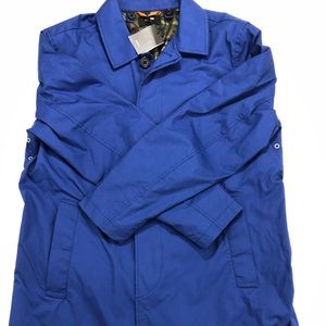 Jack Spade Trench Coat Blue XL NWT $398